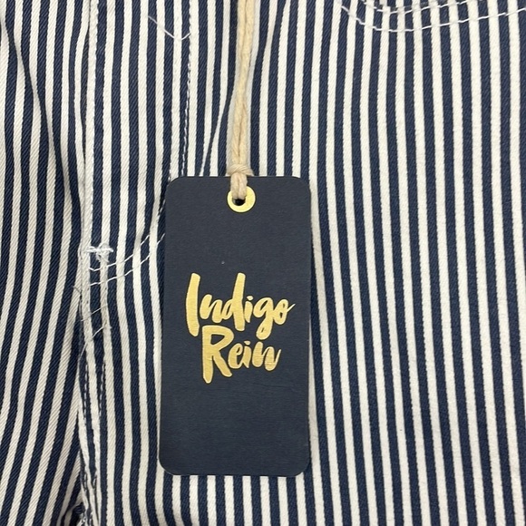 Indigo Rein Striped Bootcut Jeans - Picture 4 of 6